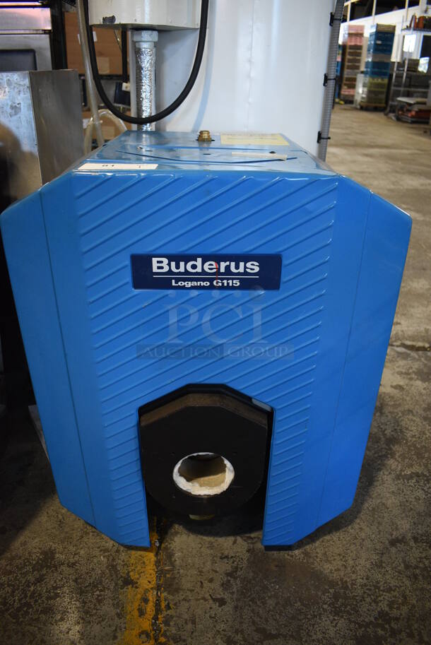 Buderus Logano Model G115/3 Metal Hot Water Oil Boiler. 24x21x31.5
