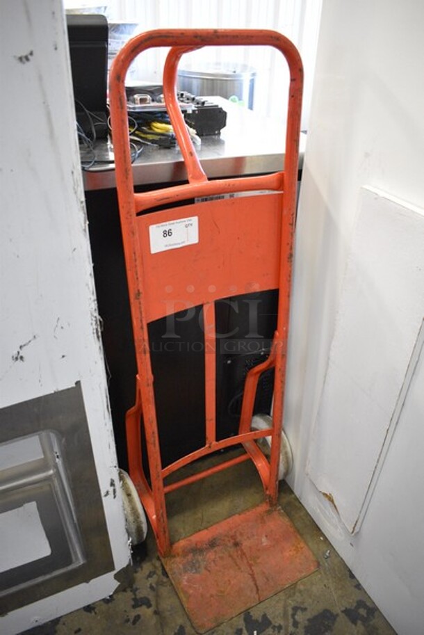 Orange Metal Hand Truck. 19x17x46. - Image 2 of 3