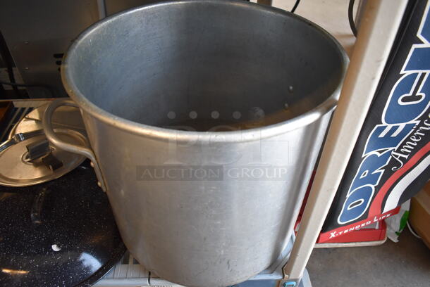 ALL ONE MONEY! Tier Lot of Various Items Including Metal Stock Pot, Metal Lids and Griddle Top - Image 3 of 7