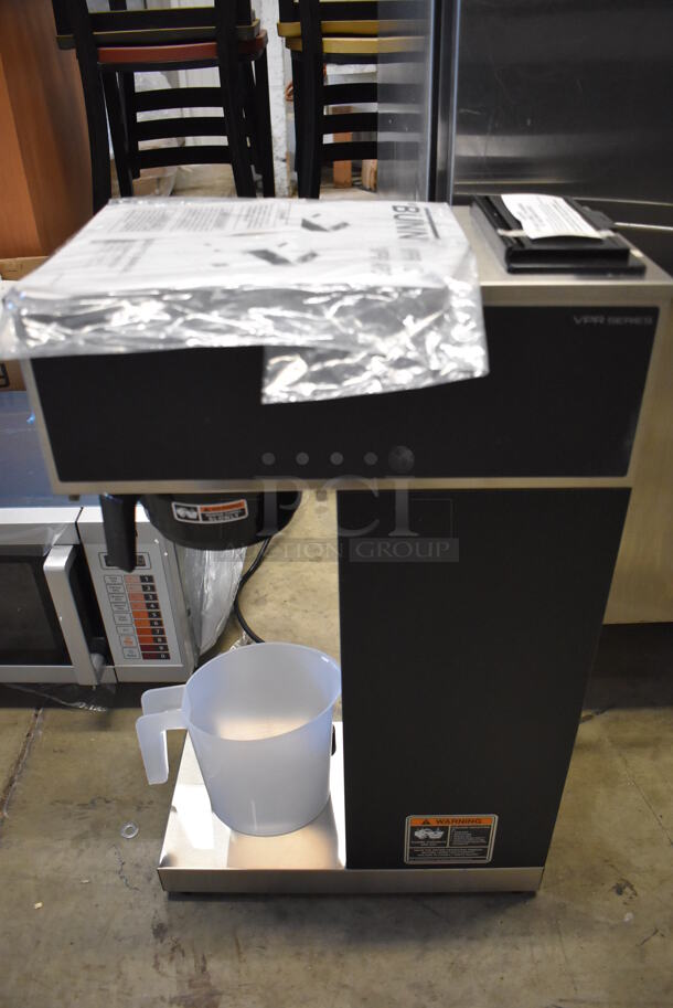 BRAND NEW! 2022 Bunn VPR-APS Stainless Steel Commercial Countertop Coffee Machine. 120 Volts, 1 Phase. 16x8x27. Tested and Working!