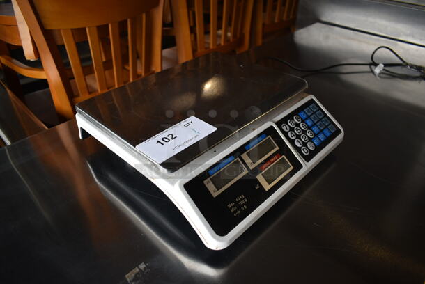 Stainless Steel Commercial Countertop Food Portioning Scale. Tested and Working! - Image 2 of 4