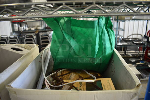 ALL ONE MONEY! Lot of 3 Boxes of Various Items Including Glass Jar and Extension Cord! - Image 2 of 5