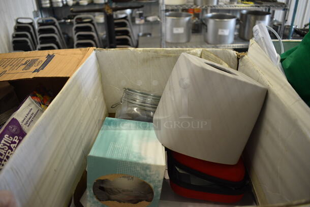 ALL ONE MONEY! Lot of 3 Boxes of Various Items Including Glass Jar and Extension Cord! - Image 3 of 5
