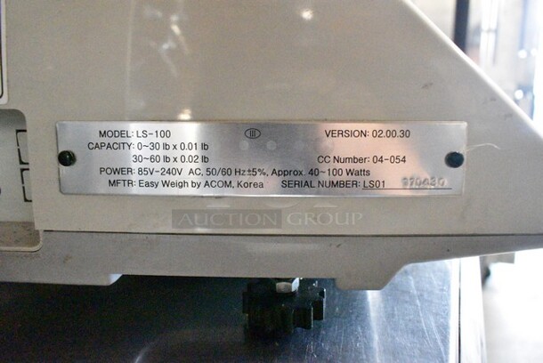 Easy Weigh LS-100 Countertop Scale. Tested and Working! - Image 6 of 6