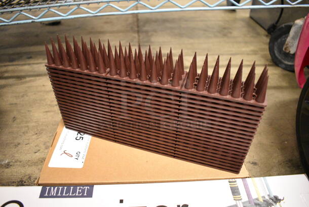 ALL ONE MONEY! Lot of Imillet Multipurpose Organizer, Brown Poly Bird Repellant Spikes and 4 Furniture Moving Pads - Image 2 of 5