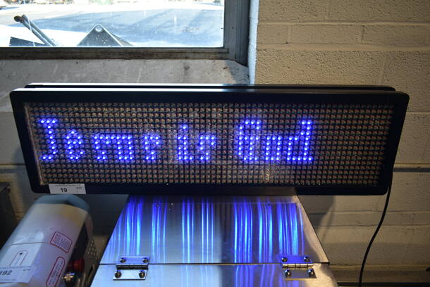 Light Up Sign. Tested and Working!
