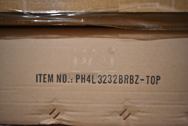 PALLET LOT of 16 BRAND NEW IN BOX! BFM Seating PH4L3232BRBZ-TOP Outdoor Patio Tabletop. Goes GREAT w/ Lots 113 and 115! 16 Times Your Bid! - Image 4 of 7