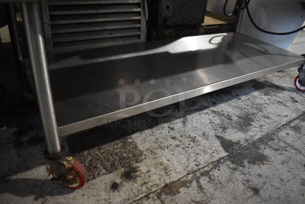 Baxter SP170R-M72 Stainless Steel Commercial Floor Style Steam Table w/ 2 Drawers, Under Shelf and Over Shelf on Commercial Casters. 120/208 Volts, 1 Phase. 72x31x55 - Image 9 of 9