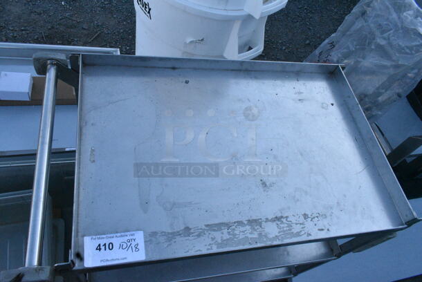 Metal 3 Tier Cart on Commercial Casters.  - Image 4 of 6
