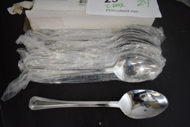 24 BRAND NEW IN BOX! Update IM-803 Stainless Steel Spoons. 7