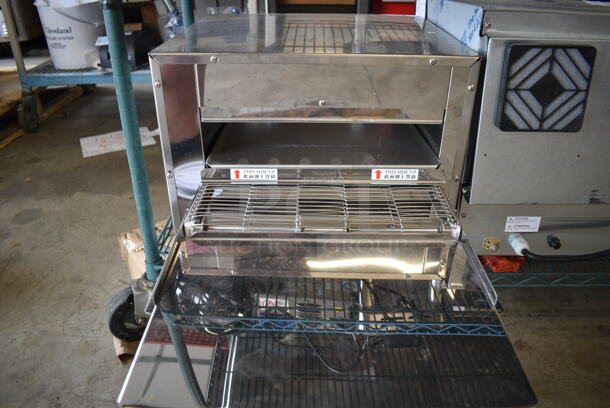 BRAND NEW SCRATCH AND DENT! 2023 Omcan TS-7000 Stainless Steel Commercial Countertop Conveyor Oven. 240 Volts.  - Image 6 of 7