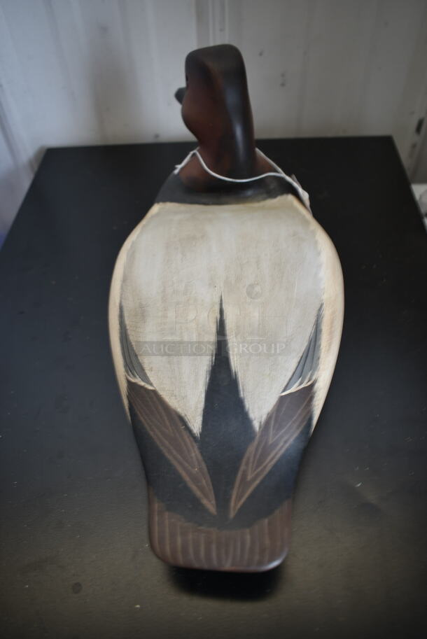 Hand Carved Canvasback Drake Duck Decoy by Bob Birch - Image 4 of 5