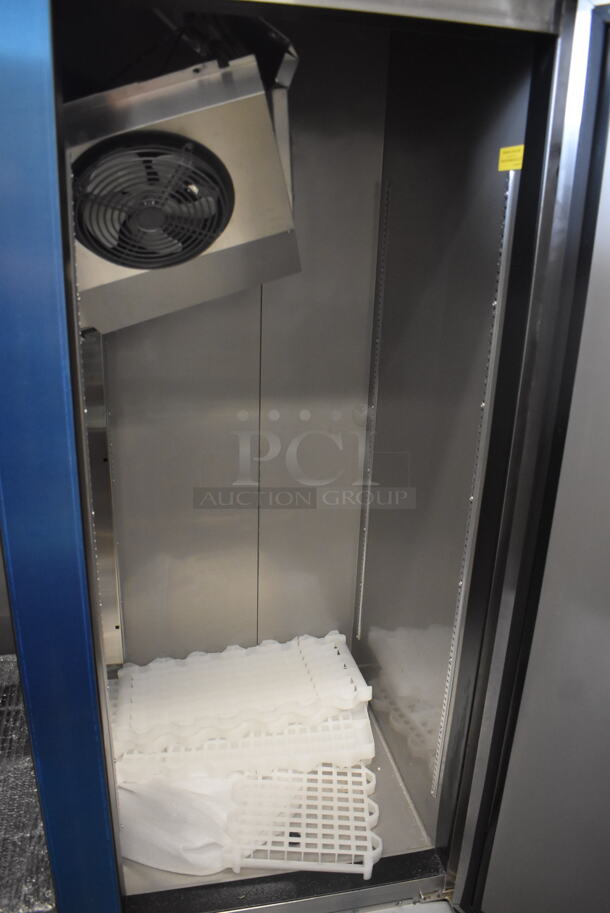 SCRATCH AND DENT! 2023 Avantco A Plus AP-49F 55 1/4" Stainless Steel Solid Door Reach-In Freezer. 115 Volts 1 Phase. Tested and Powers On But Does Not Get Cold - Image 5 of 6