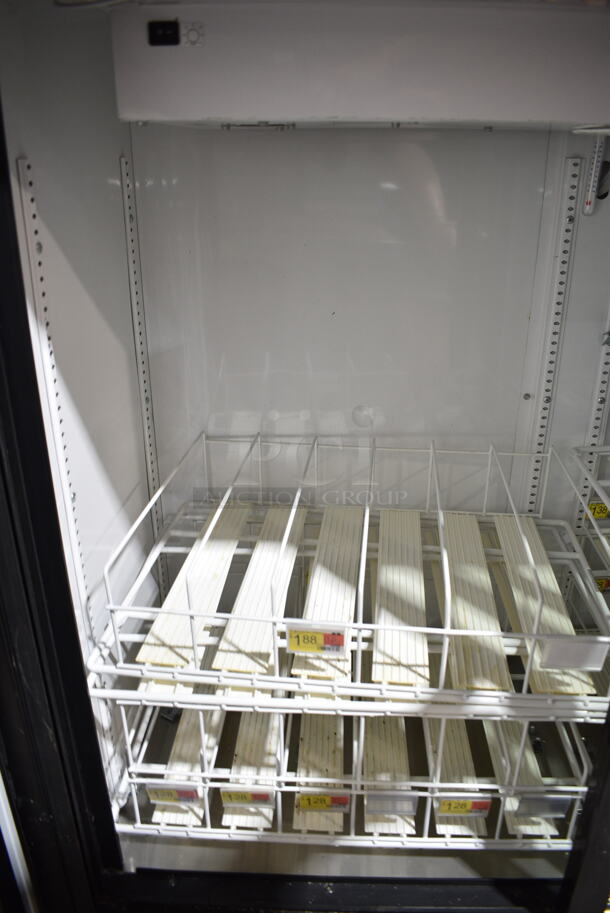 2018 True GDM-41SL-48-HC-LD Metal Commercial 2 Door Reach In Cooler Merchandiser w/ Poly Coated Racks. 115 Volts, 1 Phase. Tested and Working! - Image 3 of 4
