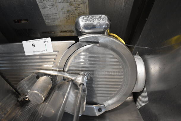 Globe Model 775L Stainless Steel Commercial Countertop Automatic Meat Slicer w/ Sharpening Blade. 115 Volts, 1 Phase. 26x27x32. Tested and Working! - Image 5 of 9