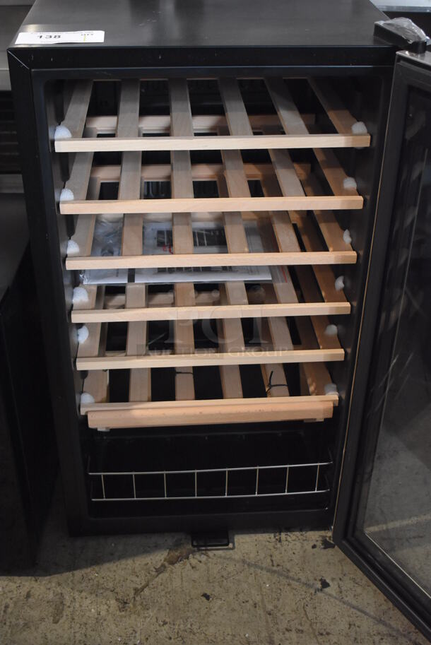 BRAND NEW SCRATCH AND DENT! Whynter FWC-341TS Stainless Steel Commercial Wine Chiller Merchandiser. 115 Volts, 1 Phase. Tested and Working! - Image 4 of 6