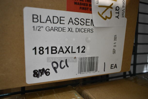 3 BRAND NEW SCRATCH AND DENT! Items Including 181BAXL12 Garde XL 181BAXL12 1/2" Dicer Blade Assembly, 164CUMTLSCRW Lancaster Table & Seating Chair Seat Screw - 4/Set, Narvon 378SMMAINT12 1 Year Service Kit for Narvon SM1, SM2, and SM3 Granita / Slushy Machines. 3 Times Your Bid!  - Image 4 of 8