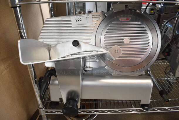 Avantco 177SL312 Stainless Steel Commercial Countertop Meat Slicer w/ Blade Sharpener. 110-120 Volts, 1 Phase. Tested and Working! - Image 1 of 8