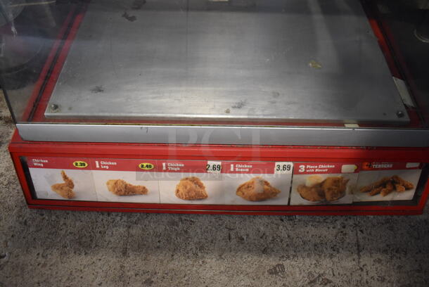 Metal Commercial Countertop Warming Display Case Merchandiser. 32.5x29x31. Cannot Test - Needs New Plug Head - Image 4 of 5