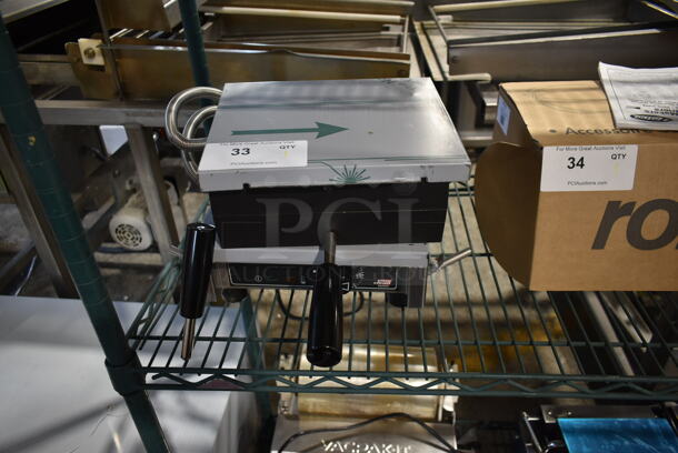 BRAND NEW SCRATCH AND DENT! Krampouz Hatco KWM09.1LG47515 Stainless Steel Commercial Countertop Waffle Maker. 120 Volts, 1 Phase. Tested and Working! - Image 1 of 7