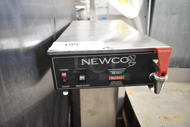 Newco ACE-D Stainless Steel Commercial Countertop Coffee Machine w/ Hot Water Dispenser. 120 Volts, 1 Phase.  - Image 3 of 6