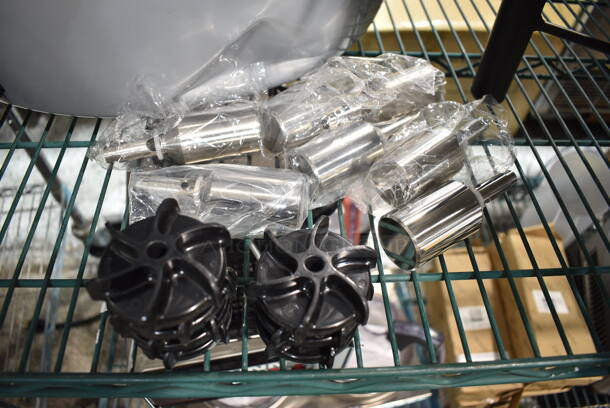 2 BRAND NEW SCRATCH AND DENT! Sets of 4 Clear Poly Hoppers w/ Drip Tray. 2 Times Your Bid! - Image 7 of 7