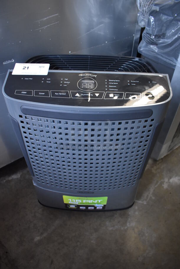 BRAND NEW SCRATCH AND DENT! Soleus Air Metal Portable Dehumidifier on Casters. 115 Volts, 1 Phase. 19x14x28. Tested and Working!