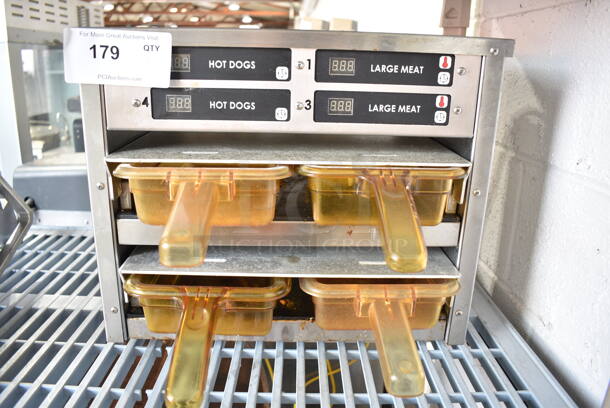 Carter Hoffmann MCHLM223 Stainless Steel Commercial Countertop Dedicated Holding Bin. 120 Volts, 1 Phase. Tested and Working! - Image 1 of 5