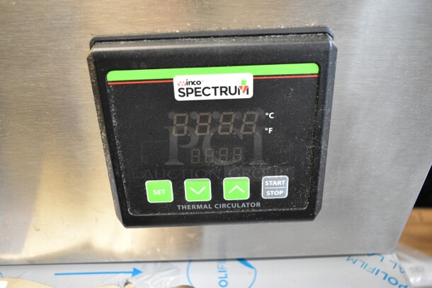 Winco ESVC-28 Spectrum Stainless Steel Commercial Countertop Thermal Circulator. 110-120 Volts, 1 Phase. Tested and Working! - Image 3 of 9