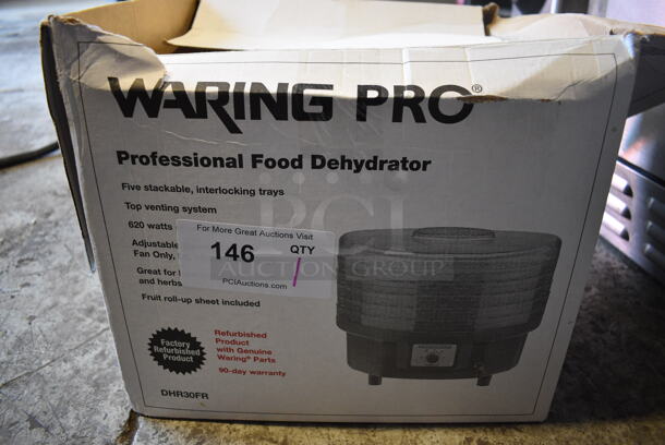 BRAND NEW SCRATCH AND DENT! Waring Pro Model DHR30 Countertop Dehydrator. 120 Volts, 1 Phase. 12x14x11 - Image 7 of 7