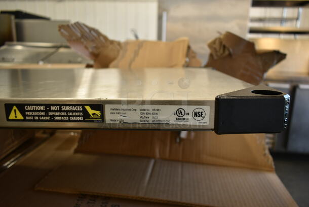 BRAND NEW SCRATCH AND DENT! 2023 Metro HS1860 Stainless Steel Commercial Warming Adjustable Shelf. 120 Volts, 1 Phase.  - Image 4 of 4