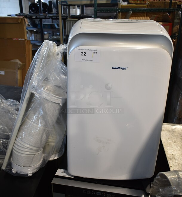 BRAND NEW SCRATCH AND DENT! Kool King KYPD-12CRN1-BH9 12,000 BTU Portable Air Conditioner. 115 Volts, 1 Phase. Tested and Working! - Image 1 of 6
