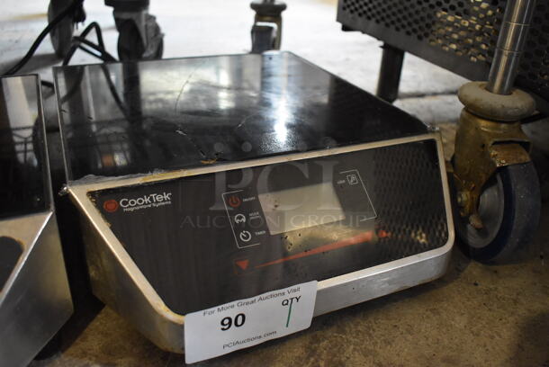 2014 CookTek MC3500G Stainless Steel Commercial Countertop Electric Powered Single Burner Induction Range. 208-240 Volts, 1 Phase. 14x17x5 - Image 2 of 5