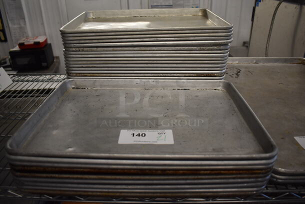 21 Metal Half Size Baking Pans. 13x18x1. 21 Times Your Bid! - Image 5 of 5