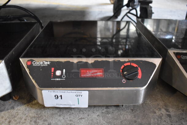 2015 CookTek MC3500 Stainless Steel Commercial Countertop Electric Powered Single Burner Induction Range. 208-240 Volts, 1 Phase. 14x17x5 - Image 1 of 6