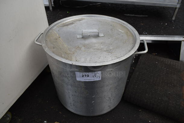 Metal Stock Pot w/ Lid. - Image 1 of 3