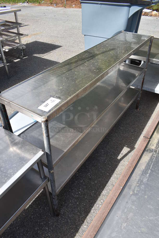 Stainless Steel 3 Tier Shelving Unit. - Image 2 of 3