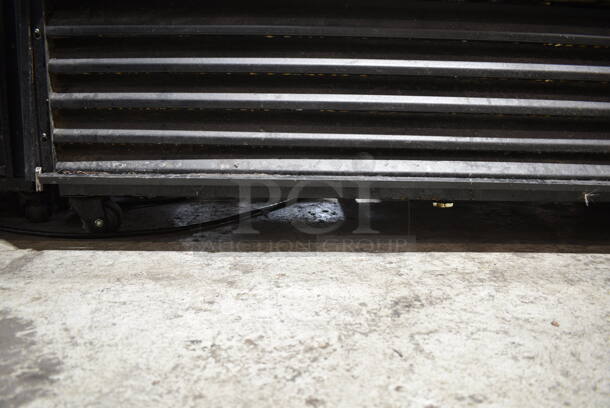 2015 True GDM-49F-LD ENERGY STAR Metal Commercial 2 Door Reach In Freezer Merchandiser w/ Poly Coated Racks on Commercial Casters. 115/208-230 Volts, 1 Phase. Tested and Working! - Image 2 of 6