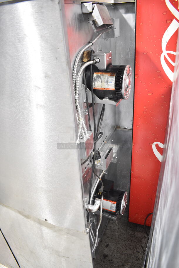 2 Imperial Stainless Steel Commercial Natural Gas Powered Full Size Convection Oven w/ View Through Door, Solid Door, Metal Oven Racks and Thermostatic Controls. 2 Times Your Bid!  - Image 6 of 6