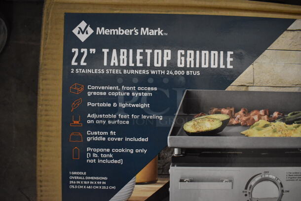 BRAND NEW IN BOX! Member's Mark 22" Tabletop Griddle.  - Image 4 of 6