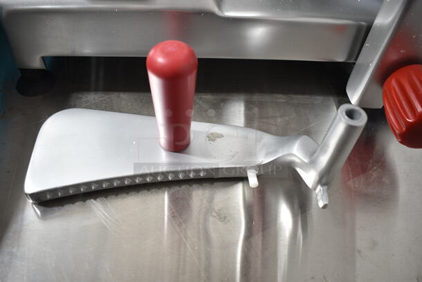 BRAND NEW SCRATCH AND DENT! 2024 Berkel B12-SLC Stainless Steel Commercial Countertop Meat Slicer w/ Blade Sharpener. 115 Volts, 1 Phase. Tested and Working! - Image 6 of 8