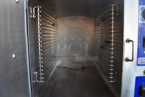 Cleveland SteamCraft Ultra 10 Stainless Steel Commercial Natural Gas Powered Double Deck Steam Cabinet. 24x37.5x65 - Image 4 of 7
