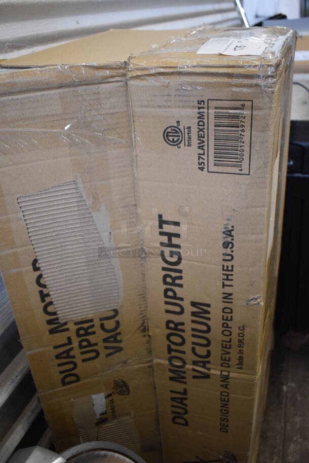 BRAND NEW IN BOX! Lavex DM101 457LAVEXDM15 Metal Commercial Vacuum Cleaner. 120 Volts, 1 Phase. 16x10x47. Tested and Working! - Image 8 of 10