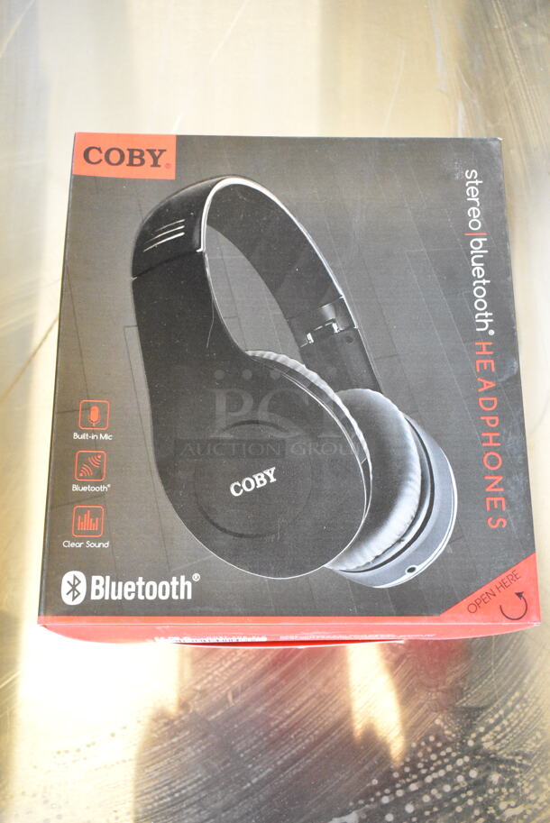 2 Items Including Coby Aluminum Foldz Headphones and Coby Stereo Bluetooth Headphones. 2 Times Your Bid!  - Image 4 of 5