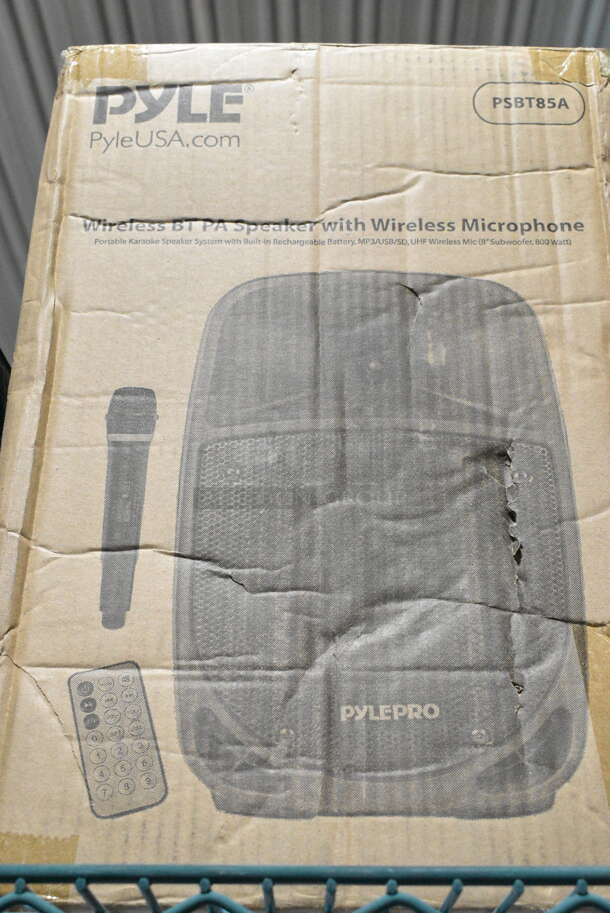 4 IN ORIGINAL BOX! Items Including SLBALBRD Anti Fatigue Balance Board, Crosley Dansette Junior Portable Turntable, Pyle PSBT85A PA Speaker, SereneLife Body Spa Massage. 4 Times Your Bid!  - Image 5 of 6