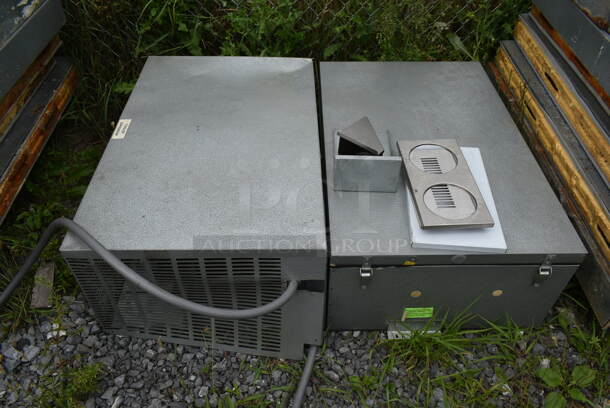 Norlake SELF CONTAINED 6'x8' Walk In Cooler Box w/ Floor, Norlake CPB075FC 208/230 Volt, 1 Phase Condenser and Copeland RS47C2-TAV-102 208/230 Volt, 1 Phase Compressor. Picture of the Unit Before Removal Is Included In the Listing. - Image 4 of 8