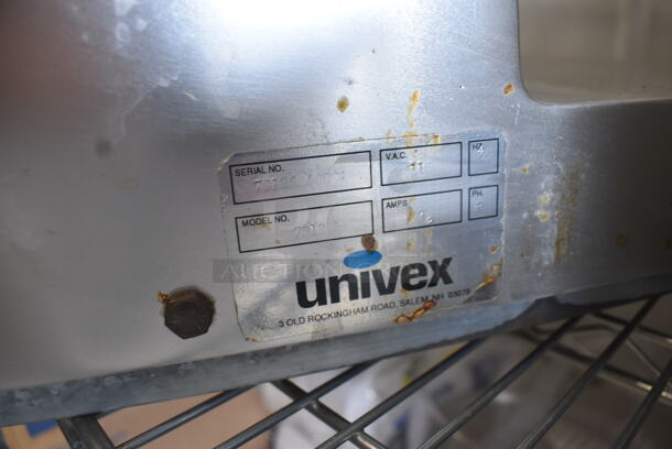 Univex 7512 Manual Countertop Meat Slicer 115 Volts 1 Phase. Tested and Working!  - Image 4 of 6