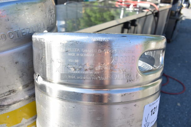 6 Metal Kegs Including Slim Quarter and 5 Half Barrel. 6 Times Your Bid! - Image 6 of 8