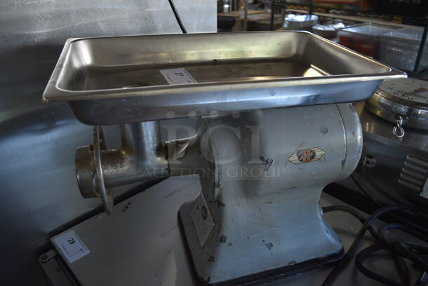 Hobart 4312 Metal Commercial Countertop Meat Grinder. 110 Volts, 1 Phase. 13x24x19. Tested and Does Not Power On - Image 3 of 6