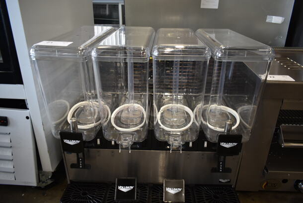 BRAND NEW SCRATCH AND DENT! 2022 Vollrath Maestrale Extra 20.4 ULPBL Stainless Steel Commercial Countertop 4 Hopper Refrigerated Beverage Machine. 115 Volts, 1 Phase. Tested and Working! - Image 3 of 5